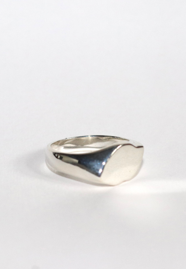 Sample Sale - Big Chip Signet Ring