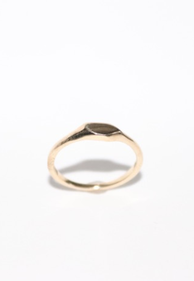 Sample Sale - 9ct Gold Mini Chip Signet