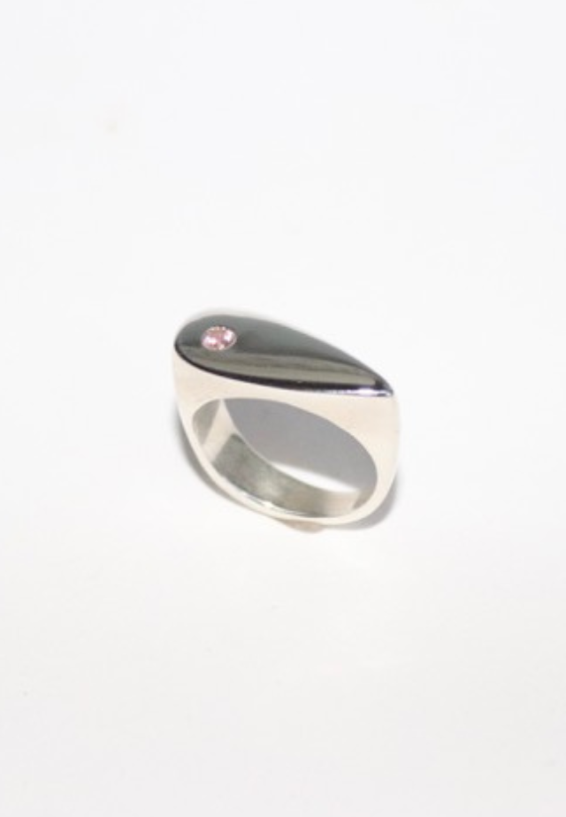 Sample Sale - Pink Sapphire Signet