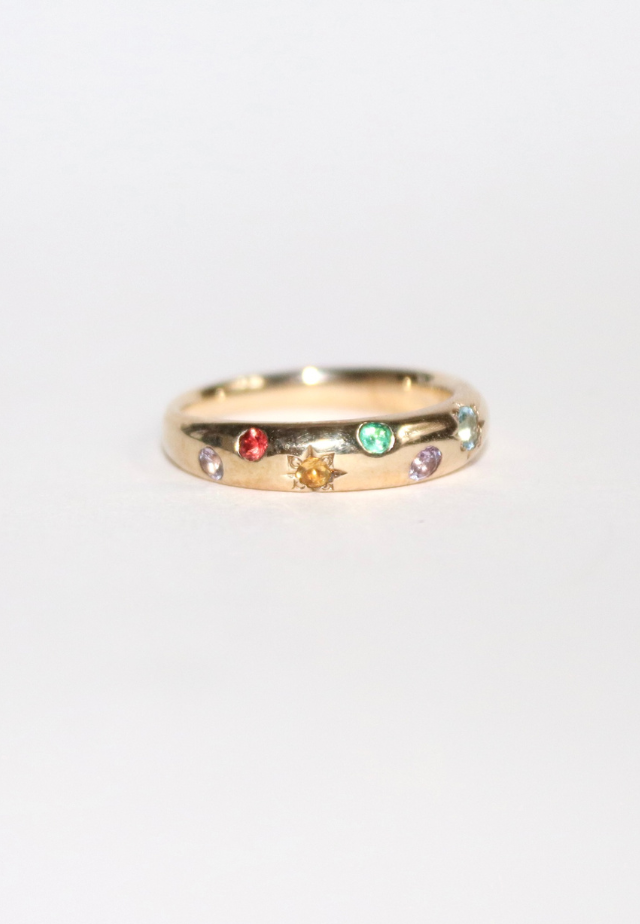 Sample Sale - Solid 9ct Gold Bombe Ring