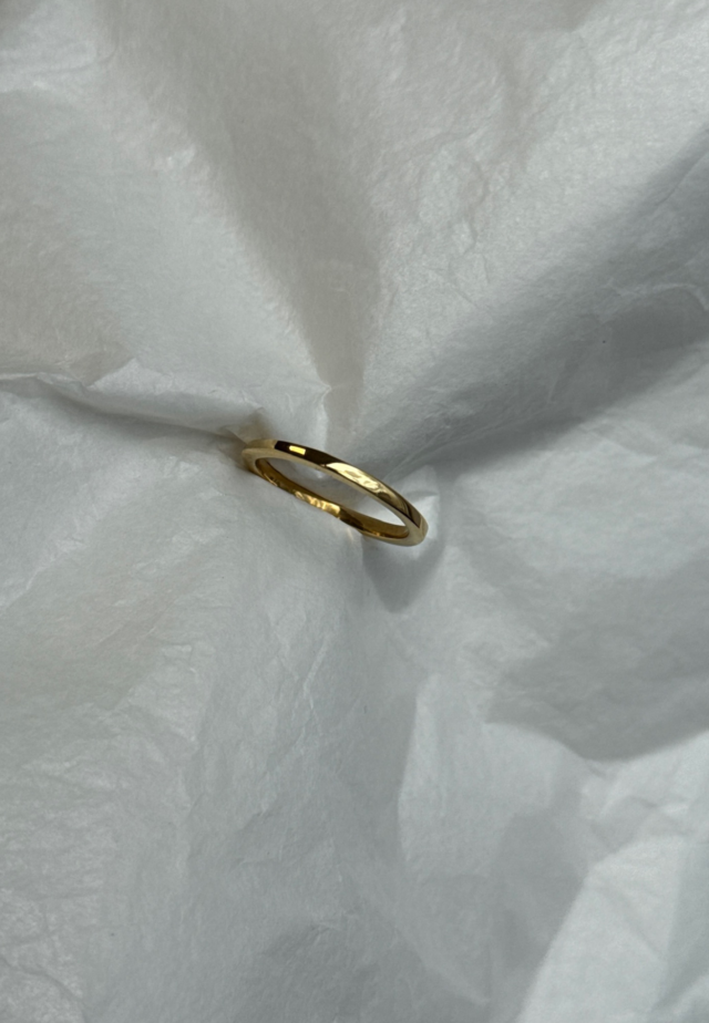 Sample Sale - Skinny Gold Band